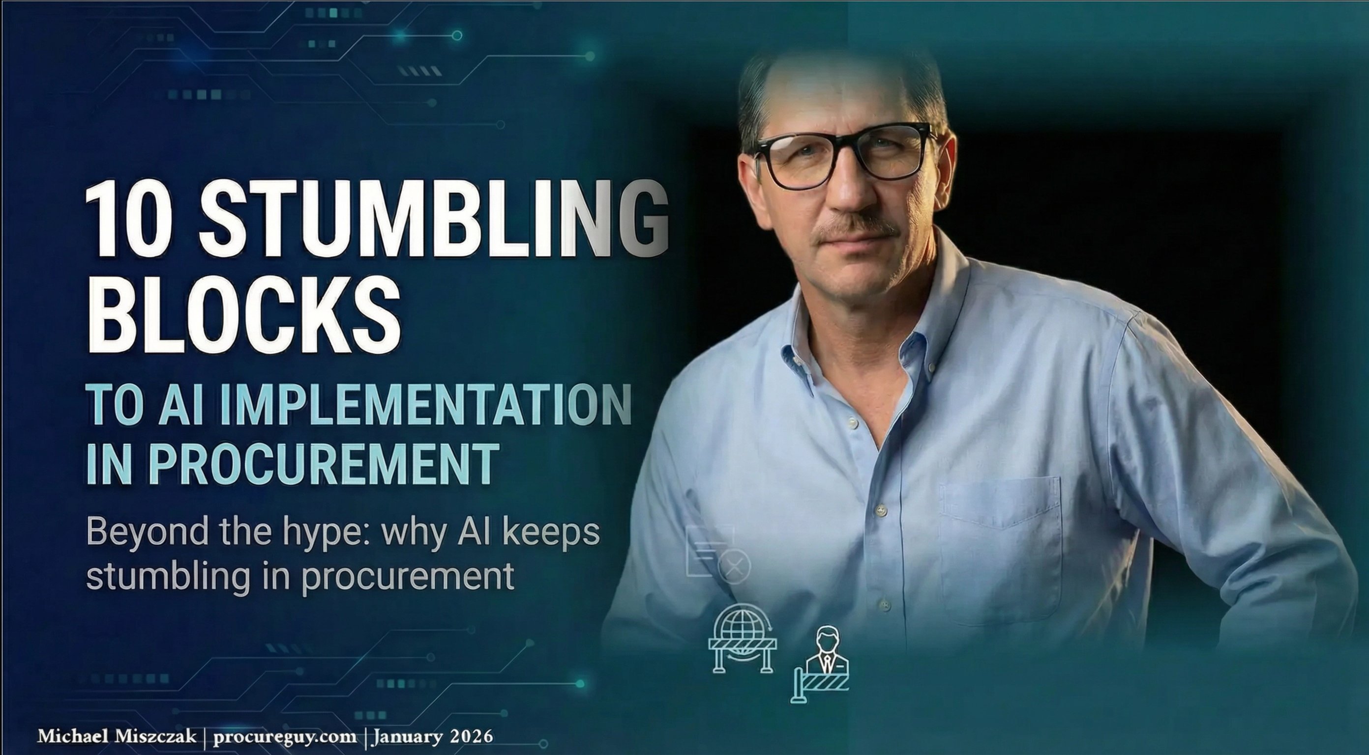 10 Stumbling Blocks to AI Implementation in Procurement